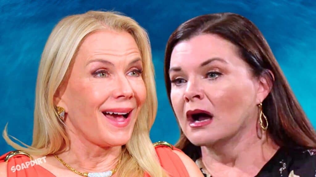 Bold and the Beautiful: Brooke Logan (Katherine Kelly Lang) - Katie Logan (Heather Tom)
