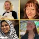 Charlotte Head, Samuel Corner (top row) Leona Kamio and Fatema Rajwani (bottom row) are the remaining Filton 24 anti-genocide activists waiting for retrial