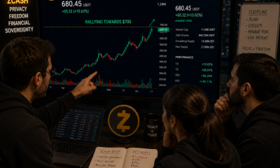 ZCASH approaching $700