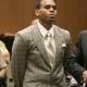 Singer Chris Brown arrives for preliminary hearing in Rihanna assault case in Los Angeles