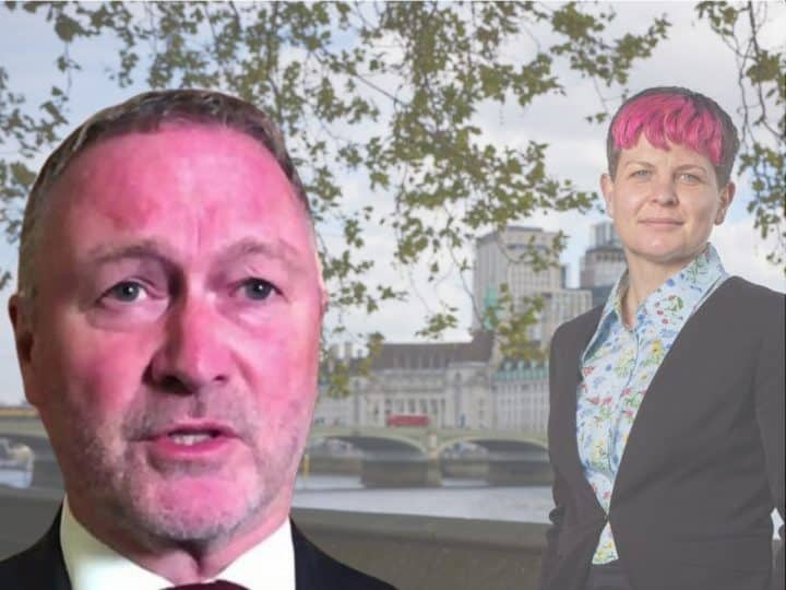 Steve Reed, of the Labour Party, and Zoë Garbett, of the Green Party