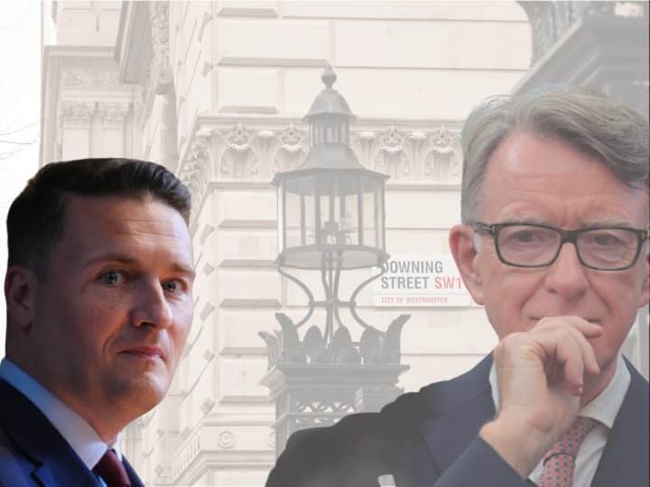 Peter Mandelson and Wes Streeting