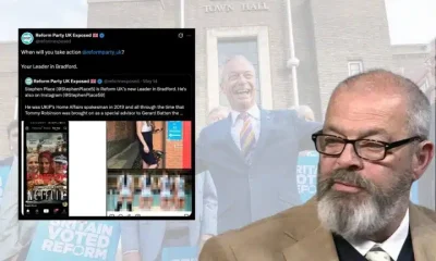Stephen Place of Reform UK and Nigel Farage