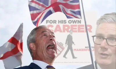 Nigel Farage and Keir Starmer