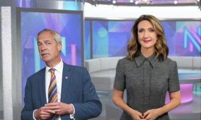 Nigel Farage and Victoria Derbyshire