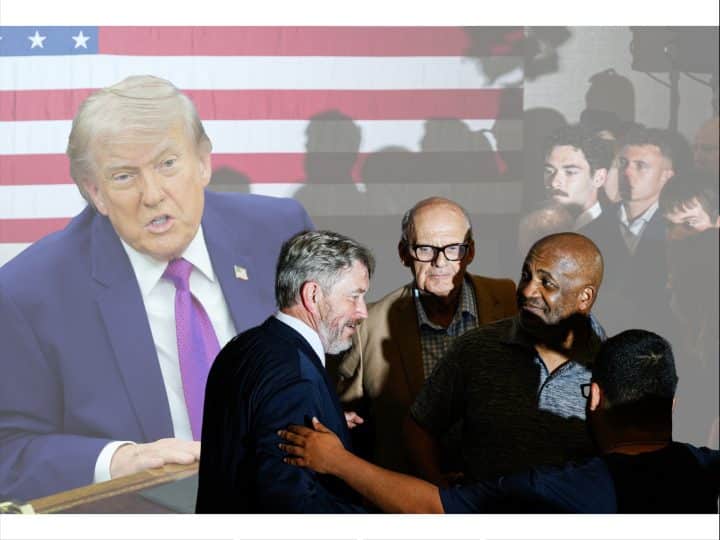 Donald Trump and Thomas Massie, republican