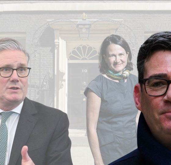 Keir Starmer, Andy Burnham, and Catherine West