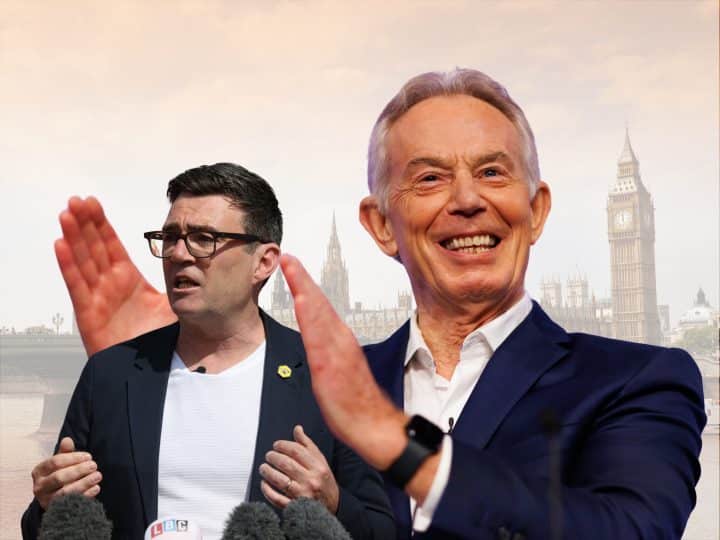 Tony Blair and Andy Burnham