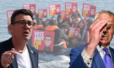 Andy Burnham and Nigel Farage