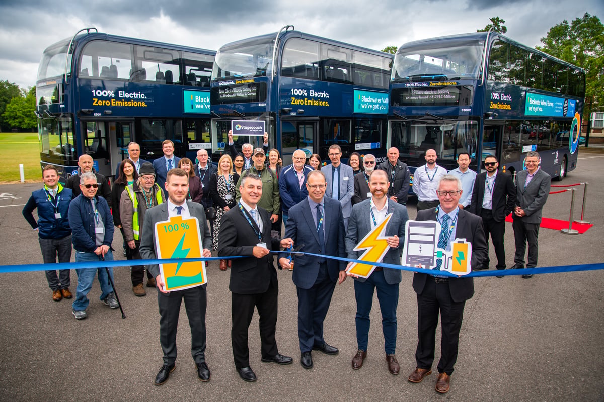 Stagecoach South’s electric “silent revolution” underway - with 11 buses on their way to Hampshire