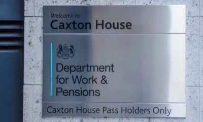 DWP office Caxton House nameplate