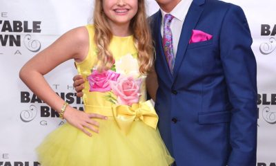 Larry Birkhead and Dannielynn at Derby