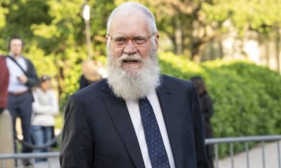 David Letterman at the Statue of Liberty Museum opening celebration