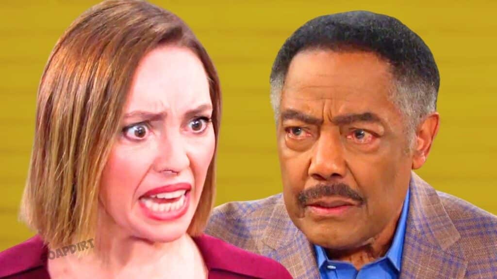 Days of Our Lives Spoilers: Gwen Rizczech (Emily O'Brien) - Abe Carver (James Reynolds)
