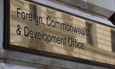 FCDO name plate FCDO merger aid budget foreign office