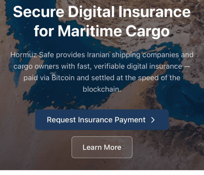 Iran offers bitcoin-based protection racket for Strait of Hormuz