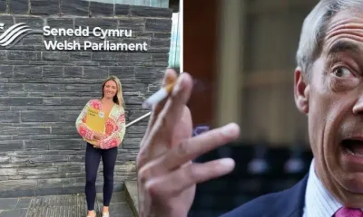 Photos of Francesca O'Brien and Nigel Farage, of Reform, collaged next to one another