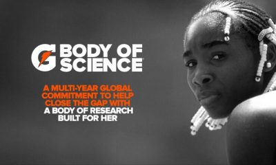 Venus Williams as part of Gatorade Body of Science campaign