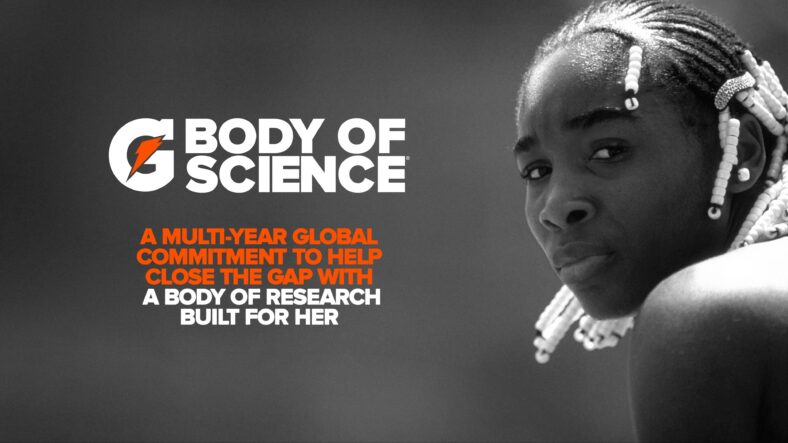 Venus Williams as part of Gatorade Body of Science campaign