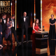 The Gaza: Doctors Under Attack production team on the BAFTA stage. Ramita Navai is at the mic.