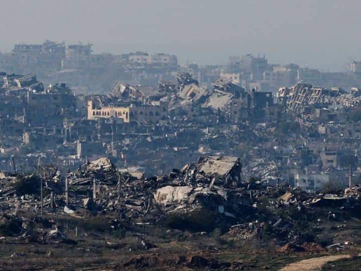 Skyline view of ruins in Gaza. Reblog from Amnesty International of Silent Traumas, Israel