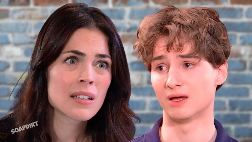 General Hospital: Britt Westbourne (Kelly Thiebaud) - Rocco Falconeri (Finn Carr)