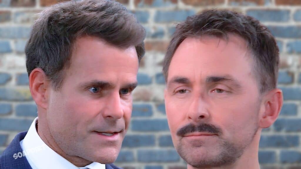 General Hospital: Valentin Cassadine (James Patrick Stuart) - Drew Cain (Cameron Mathison)