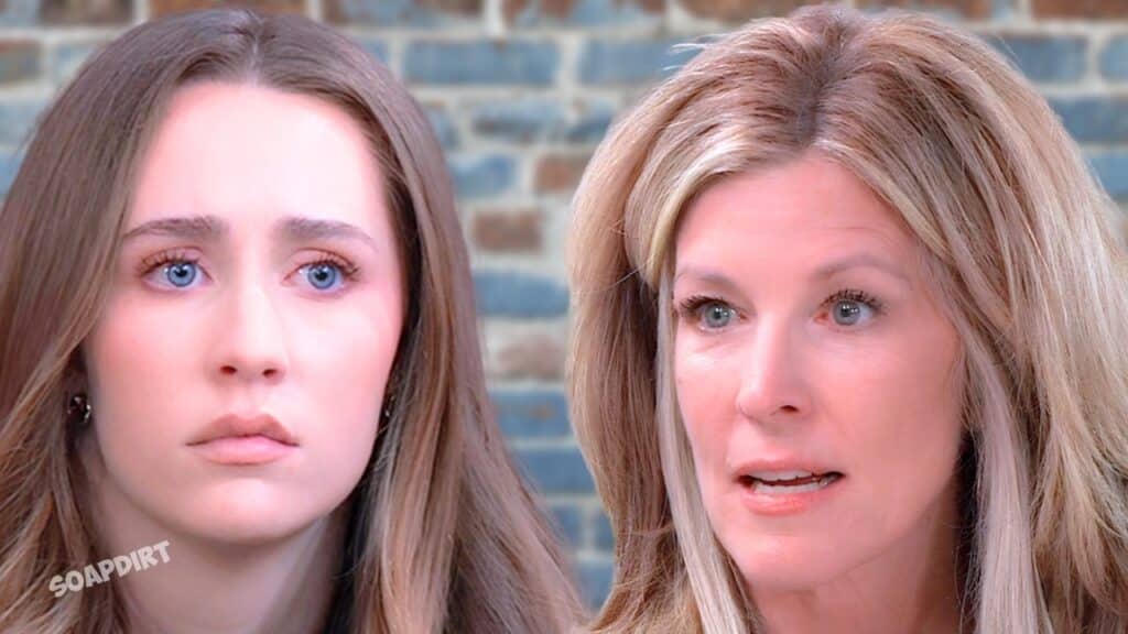 General Hospital: Josslyn Jacks (Eden McCoy) - Carly Spencer (Laura Wright)