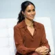 Meghan, Duchess of Sussex, during a forum about digital responsibility at EAN University during a visit around Colombia on August 15, 2024 in Bogota, Colombia.