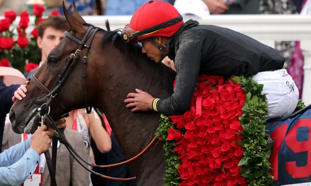 GettyImages-2274220719 jose ortiz cherie devaux becomes 1st woman to win kentucky derby