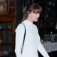 Taylor Swift seen in West Village on May 12, 2026 in New York City.