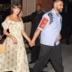 Taylor Swift and Travis Kelce are seen on May 15, 2026 in New York City.