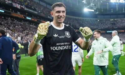 Emi Martinez suffered nightmare injury in warm-up before winning Europa League final | Football