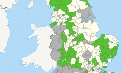 Green Party map