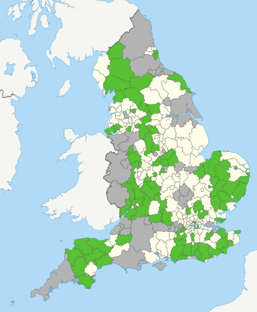 Green Party map