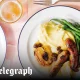 Baked sausages with apples and onions, and cheddar mash recipe