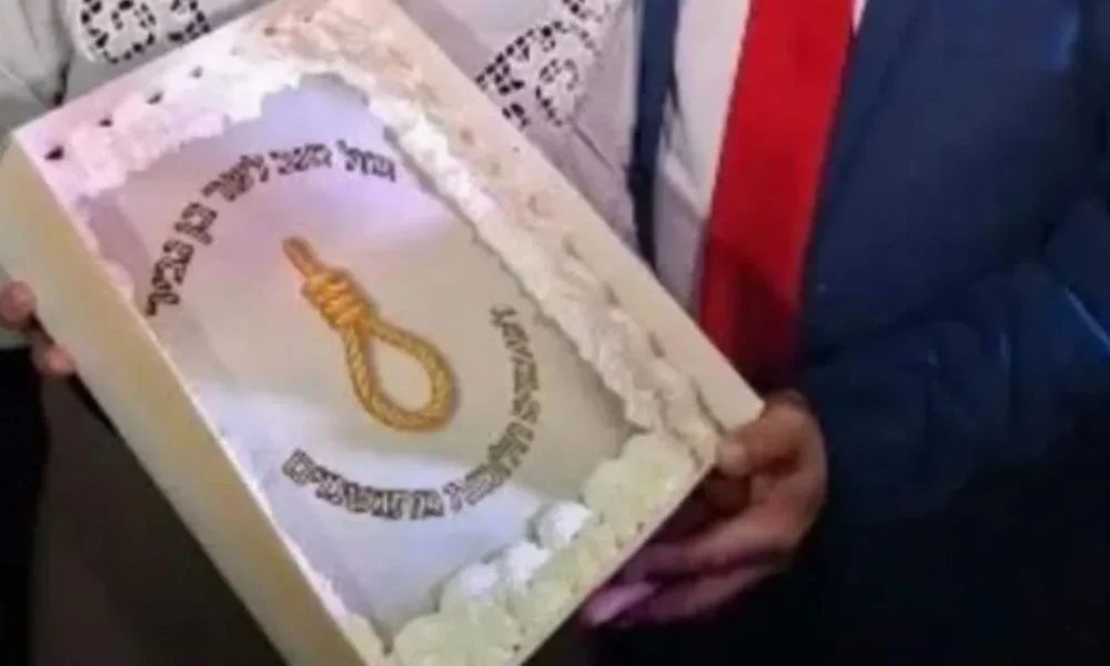 Top Israeli politician celebrates 50th birthday with noose cake | News World