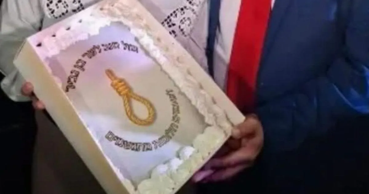 Top Israeli politician celebrates 50th birthday with noose cake | News World