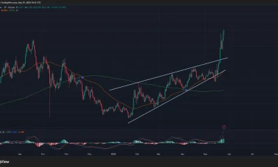 Hyperliquid price has broken out of an ascending channel on the daily chart.