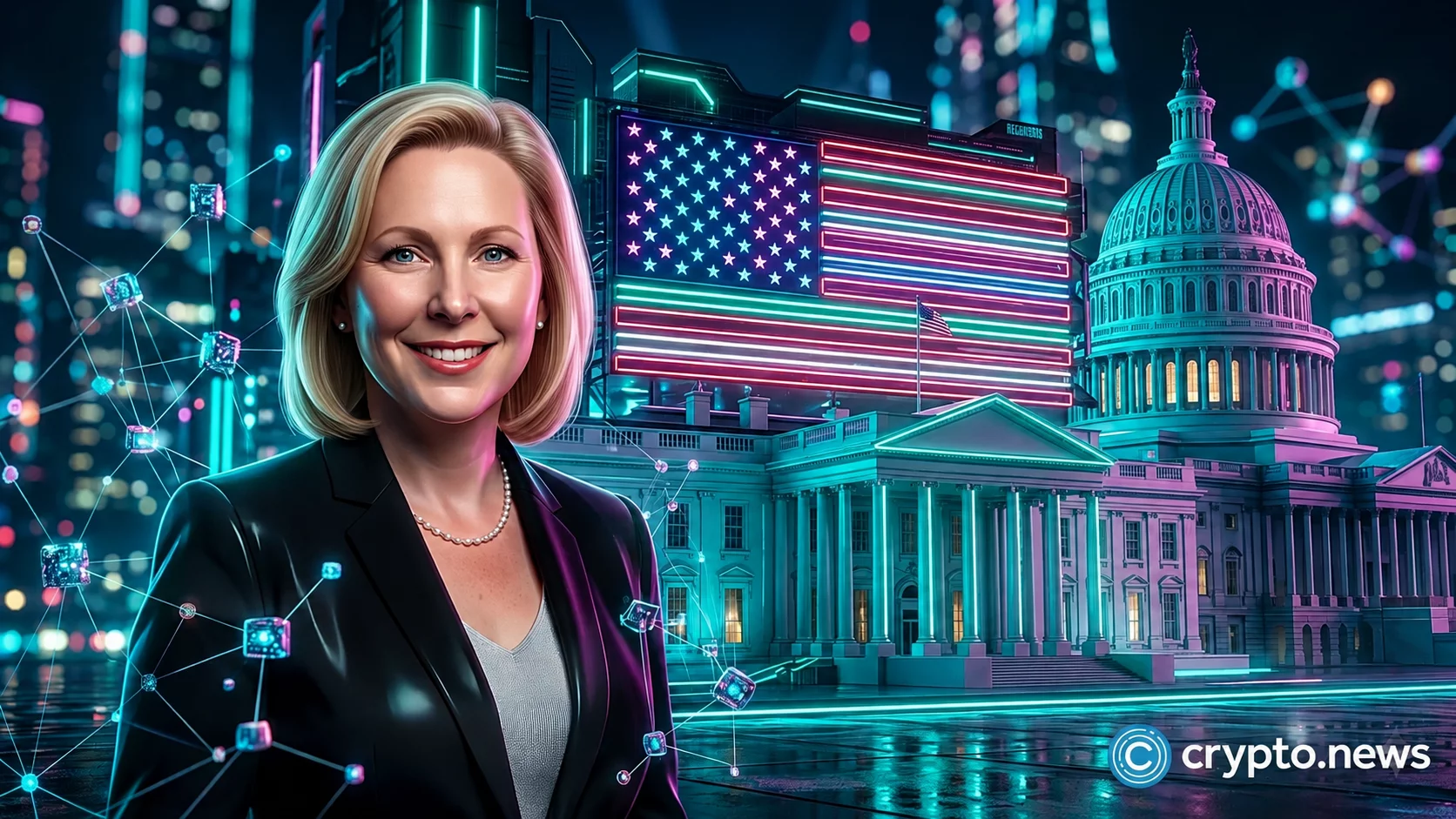 Gillibrand talks crypto law at Consensus Miami