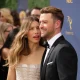 Jessica Biel & Justin Timberlake at the 2018 Emmy Awards