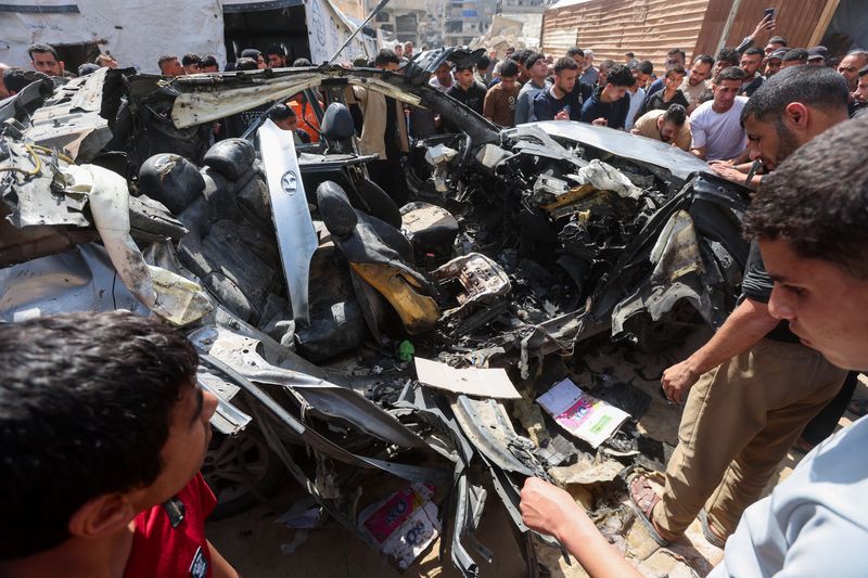 Israeli strikes in Gaza kill three, medics say, testing fragile ceasefire