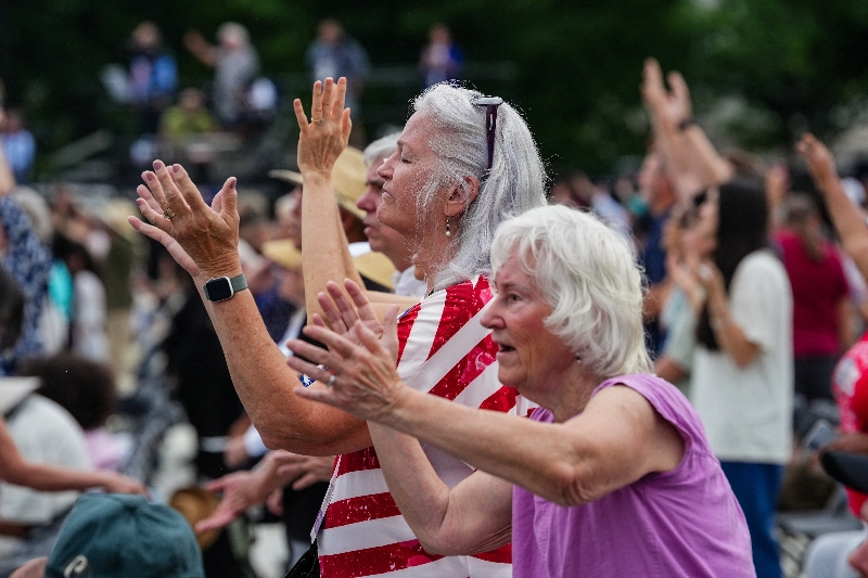 Trump-backed faith event features conservative Christians as critics decry blurring of church-state lines