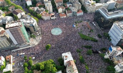 Police and protesters clash in Serbia as crowds demand president’s exit