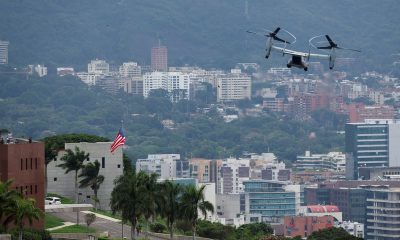 US conducts military drill over Venezuelan capital Caracas