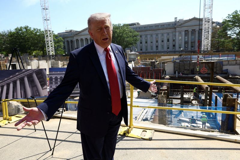 Trump talks up his ballroom plan dozens of times but plays down Americans’ economic pain