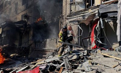 Missile and drone strikes kill eight in Russia and Ukraine