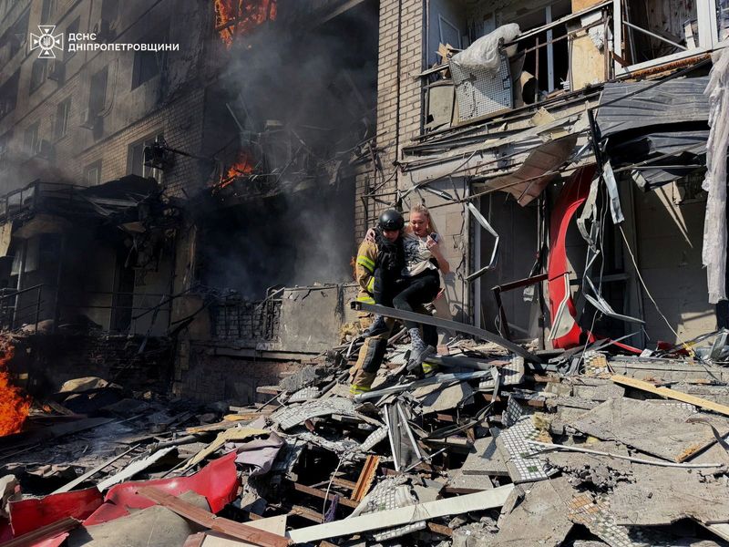 Missile and drone strikes kill eight in Russia and Ukraine