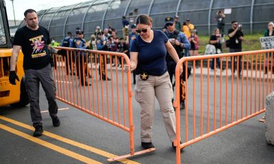 New Jersey state police assert control outside migrant detention center