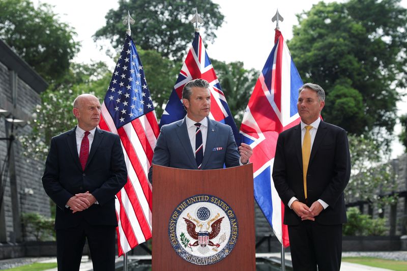 AUKUS to develop unmanned undersea vehicles, Pentagon chief says